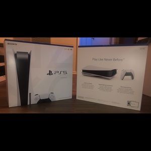 2 Playstation 5’s Blu-Ray Disc Edition - White